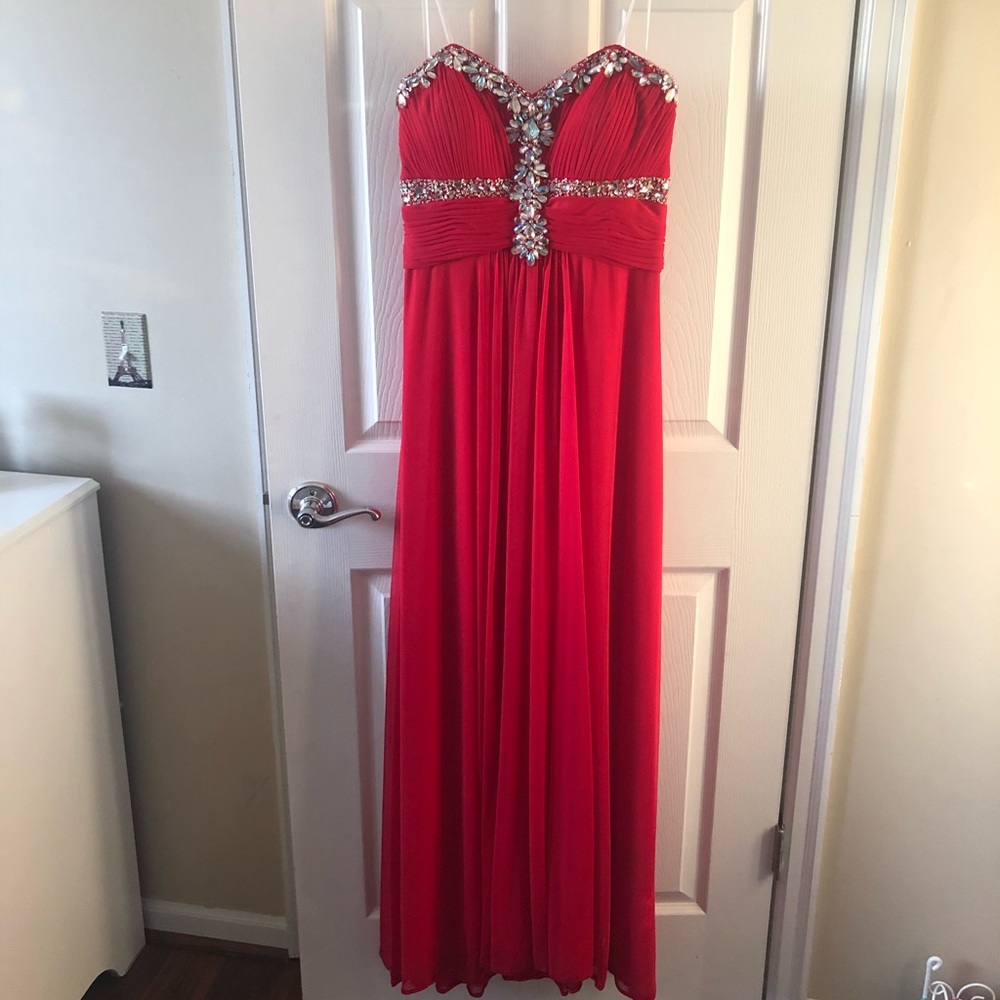 Xscape Red prom Dress